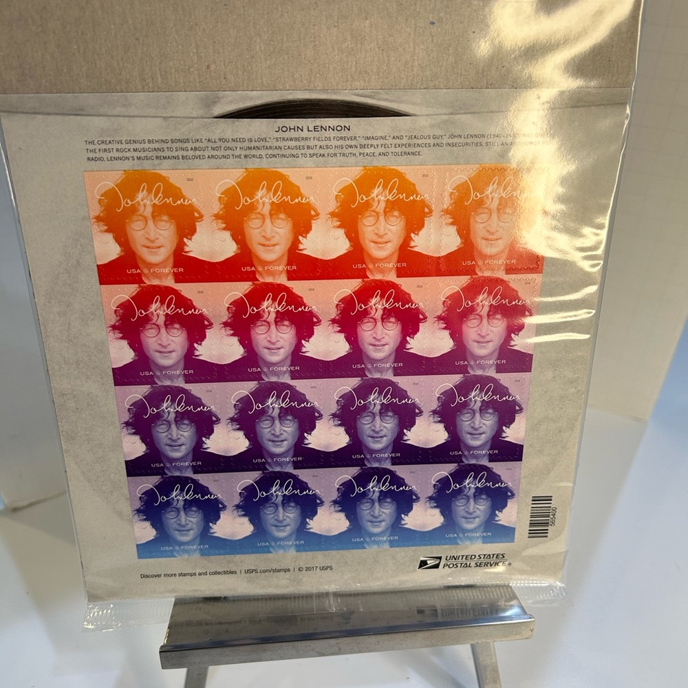 John Lennon Collectible Forever Stamps